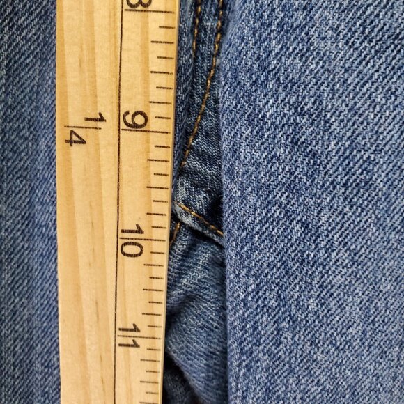 Wrangler Jeans Womens 11/12 X 30 Blue Cowgirl Cut 100% Cotton Bootcut - Picture 8 of 12